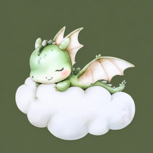 Figurine Baby Dragon Nuage