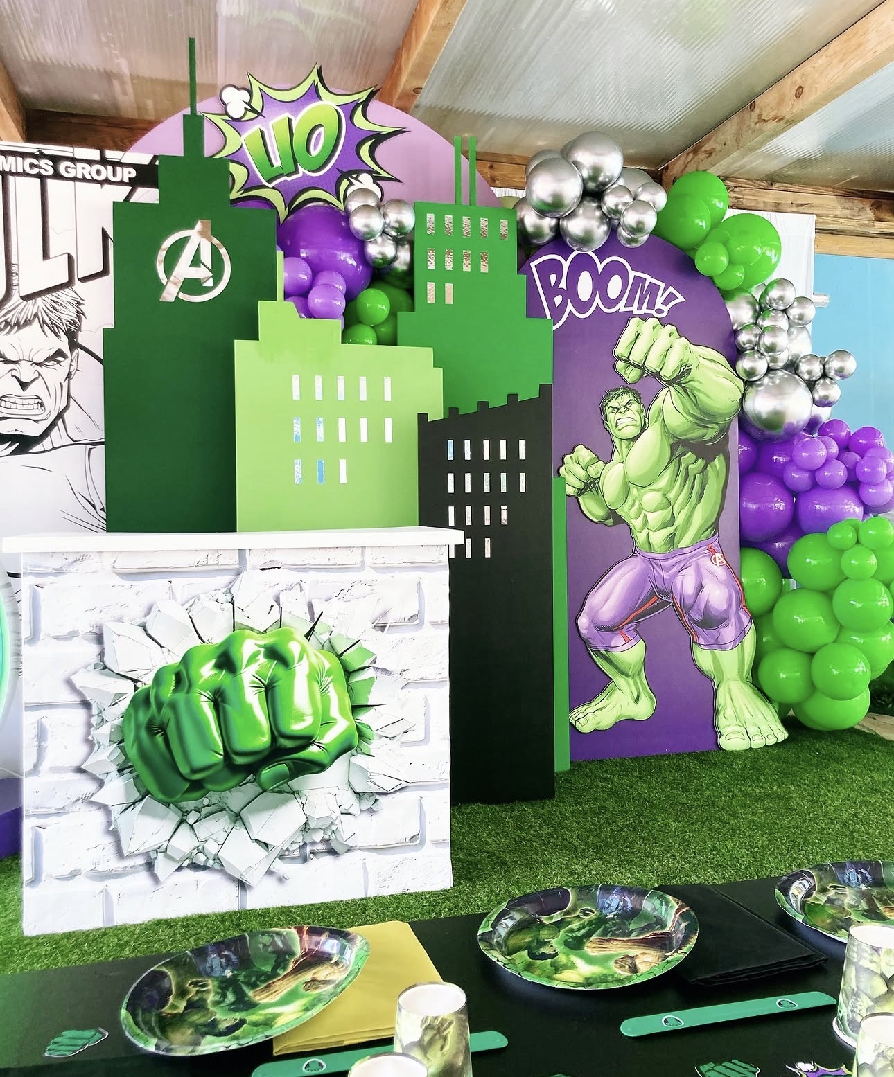 deco hulk anniversaire martinique